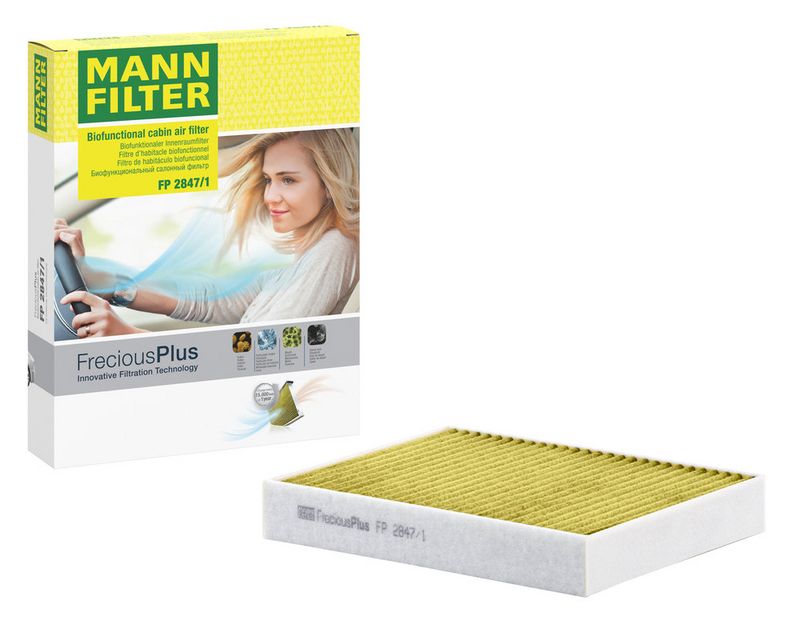 Filter, salongiõhk, MANN-FILTER FP 2847, 1