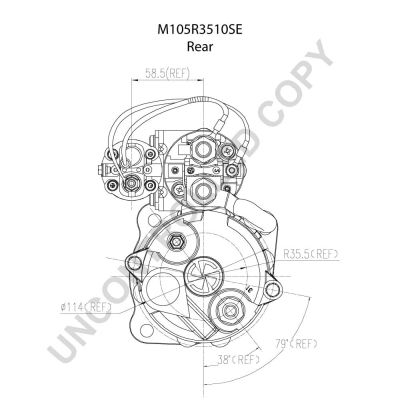 BOM-Prestolite M105R3510SE Starter