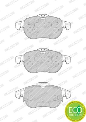 FERODO FDB4188 Brake Pad Set, disc brake