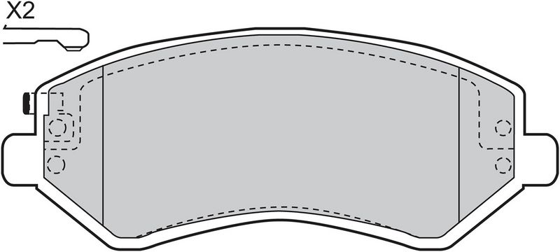 Juego de pastillas de freno