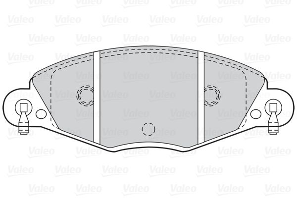 VALEO 302020 Brake Pad Set, disc brake