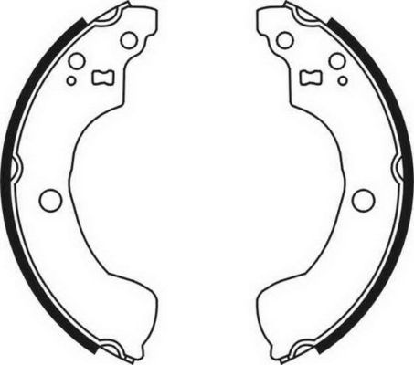 ABE C01051ABE Brake Shoe Set