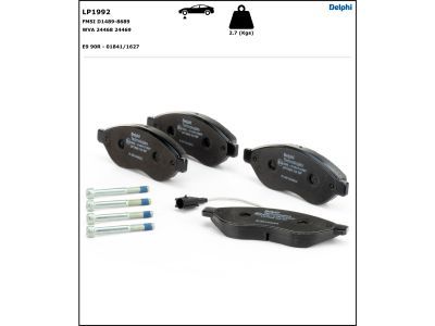 Set placute frana,frana disc LP1992 DELPHI