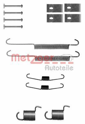 Комплект приладдя, гальмівна колодка, Metzger 105-0842