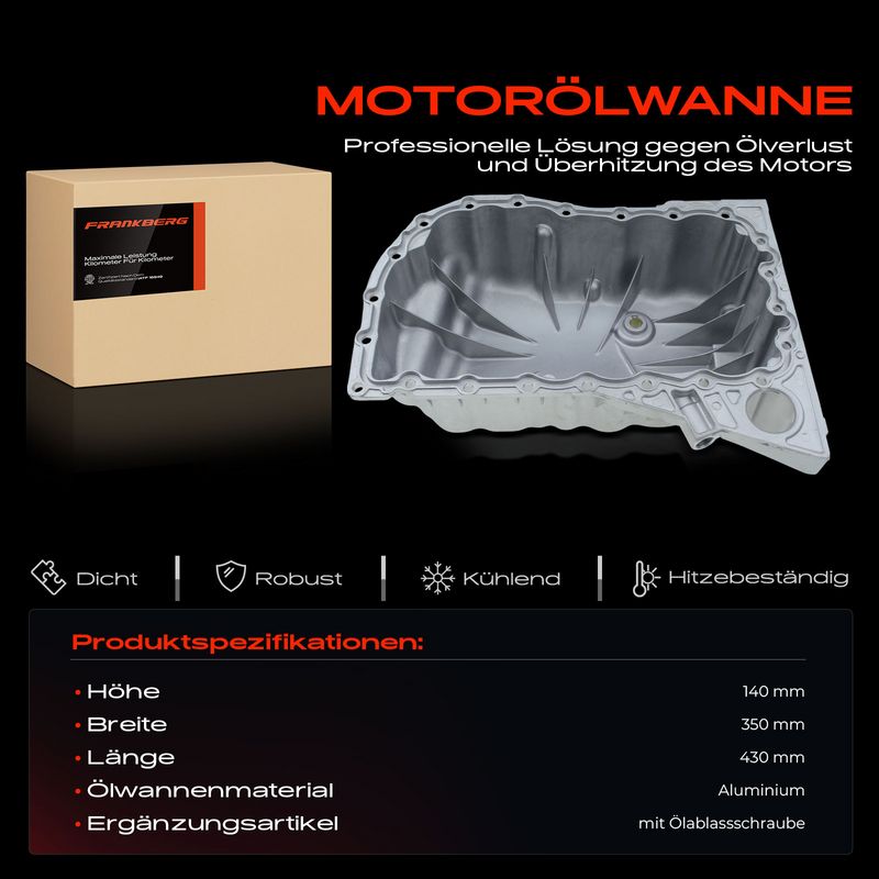 Frankberg 5481FB0017266 Oil Sump