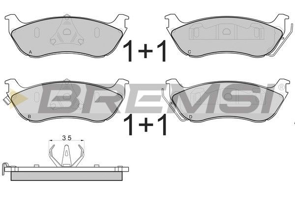 тормозные колодки зад. MB M-Class (W163) 98-05 (Bosch)