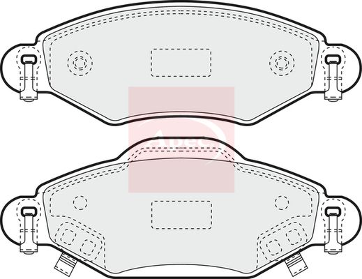 APEC Brake Pad Set, disc brake PAD1315