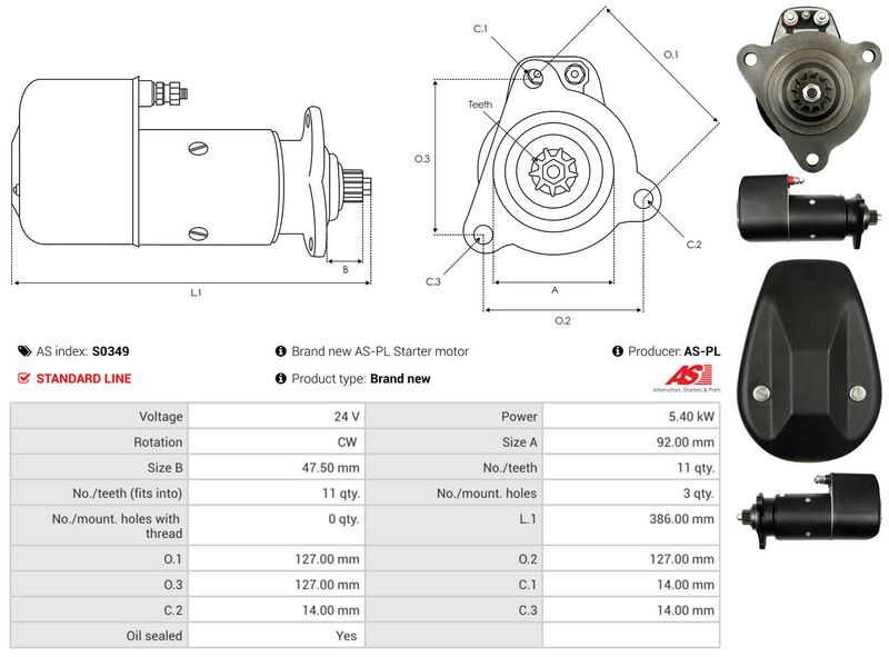 AS-PL S0349 Starter