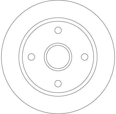 TRW DF4320 Brake Disc