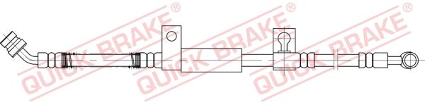 Гальмівний шланг, Quick Brake 58.821