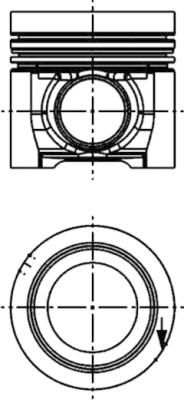 Product Image - Zuiger - 40709610 - KOLBENSCHMIDT