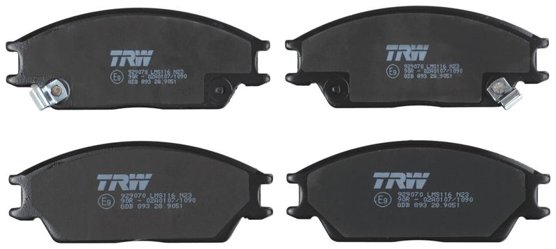 TRW GDB893 Brake Pad Set, disc brake
