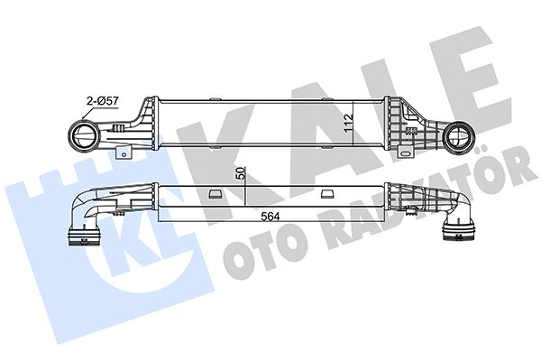 Охолоджувач наддувального повітря, Kale Oto Radyatör 347300