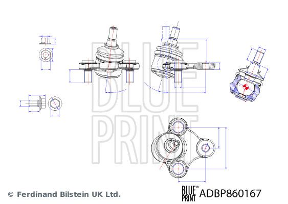 BLUE PRINT ADBP860167 Ball Joint