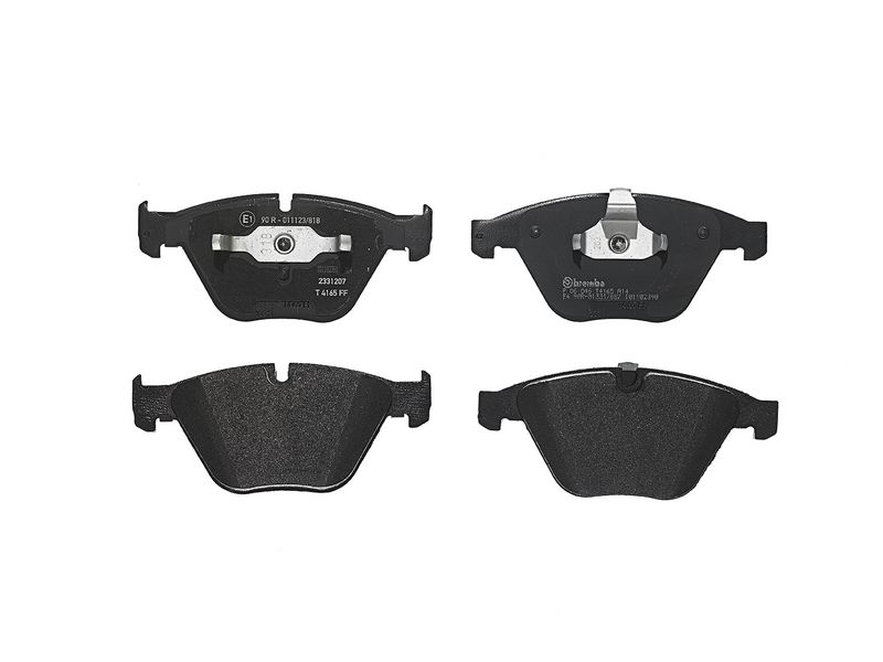 Piduriklotsi komplekt, ketaspidur, BREMBO P 06 046