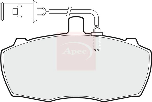 APEC Brake Pad Set, disc brake PAD70