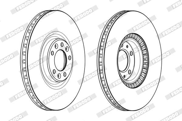 FERODO DDF2234C Brake Disc