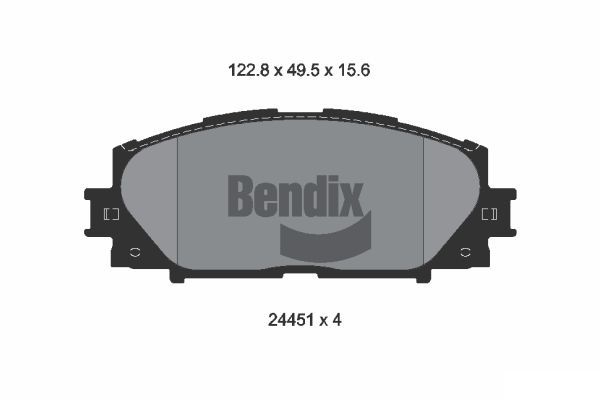 BENDIX Braking fékbetétkészlet, tárcsafék BPD2150