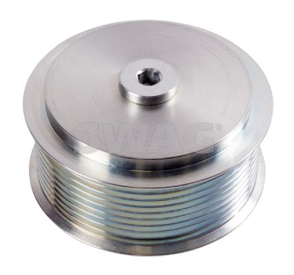 SWAG 33 10 2163 Deflection/Guide Pulley, V-ribbed belt