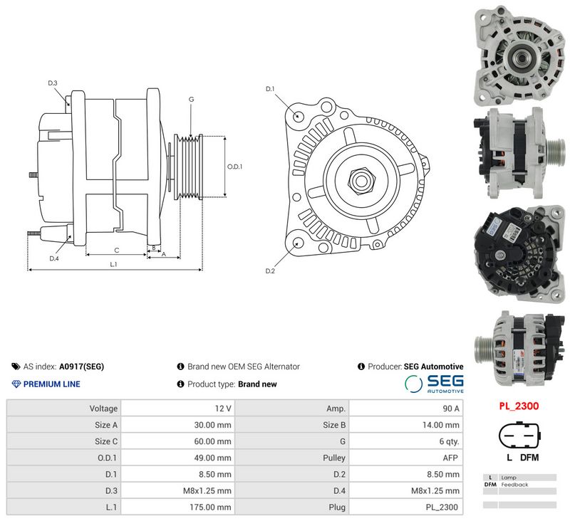 This part match OEM code: 04C903023N