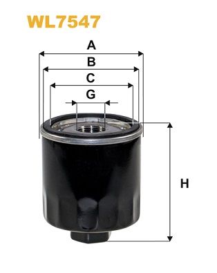 Оливний фільтр, Wix Filters WL7547