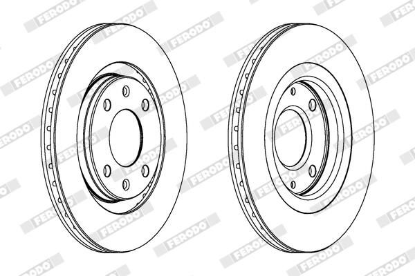 FERODO DDF192C Brake Disc