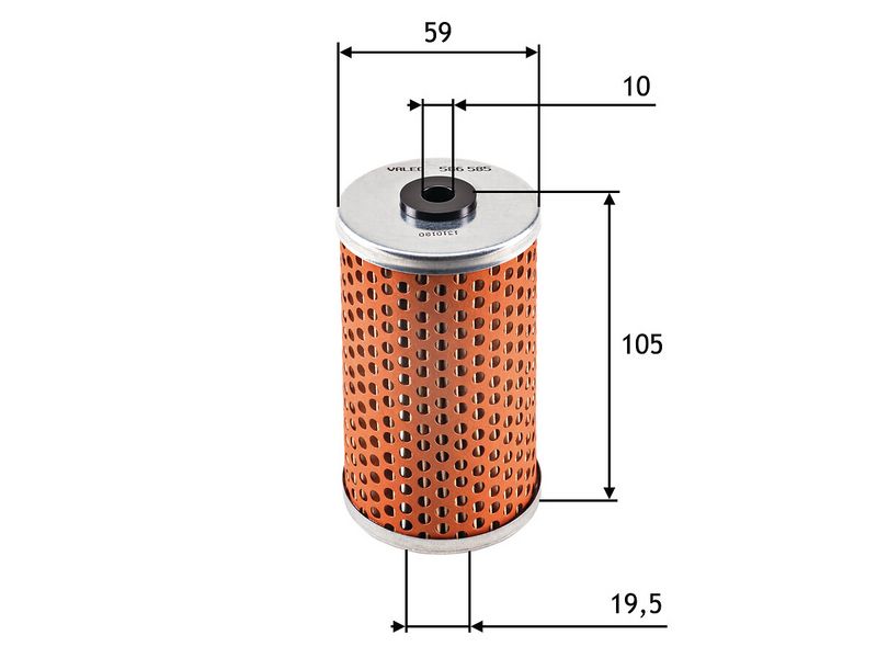 VALEO 586585 - Alyvos filtras