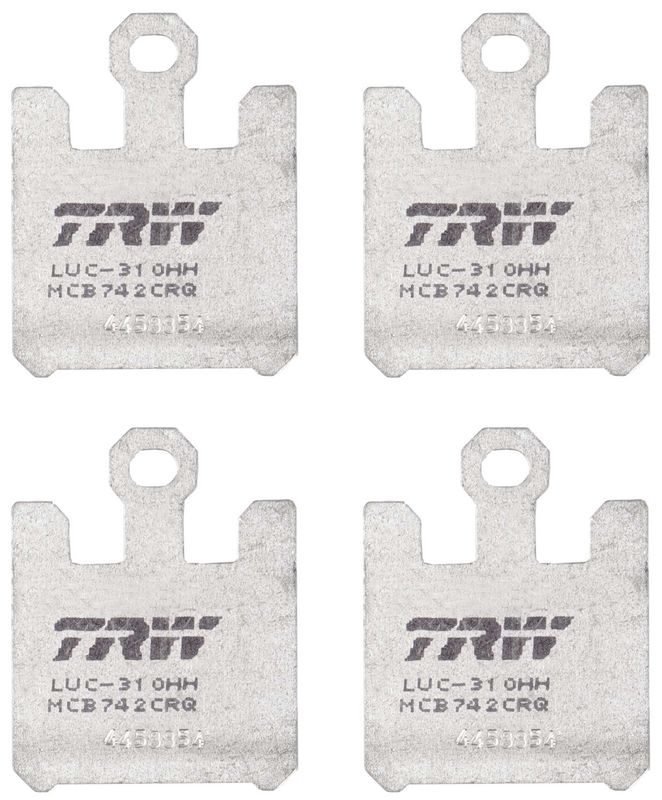 set placute frana,frana disc TRW MCB742CRQ