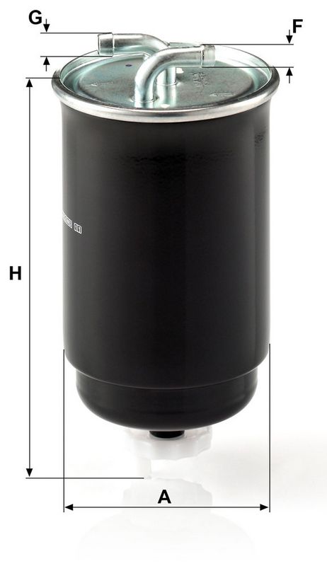 Kütusefilter, MANN-FILTER WK 842, 3