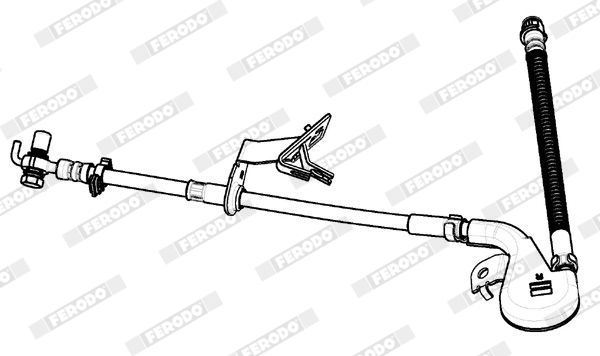 Гальмівний шланг, Ferodo FHY2723