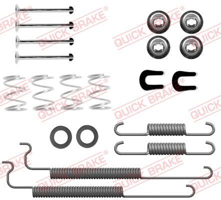 Комплект приладдя, гальмівна колодка, Quick Brake 105-0055