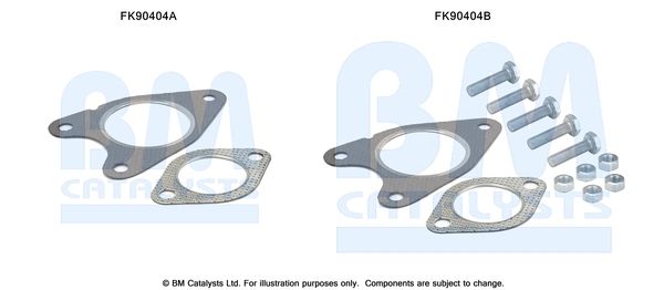 BM CATALYSTS szerelőkészlet, katalizátor FK90404