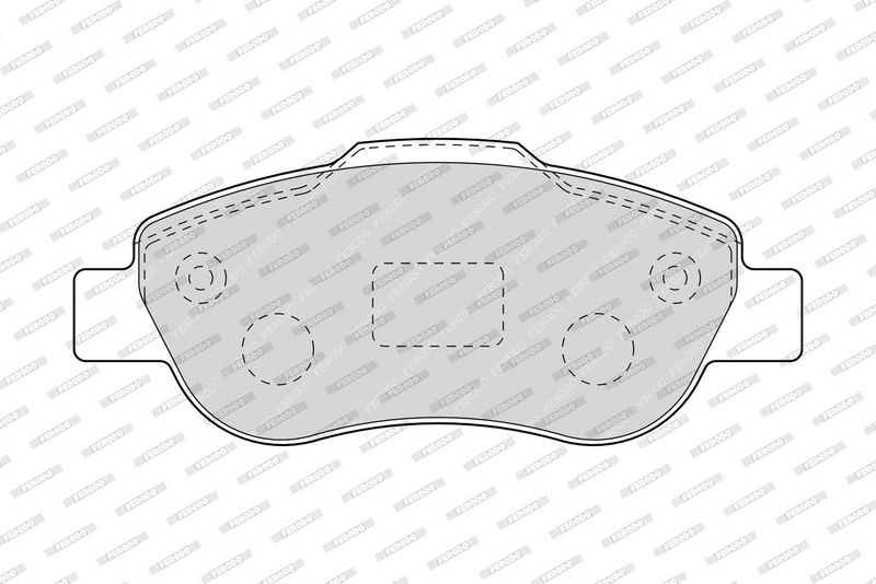 FERODO Plaquettes de frein à disque FDB1652