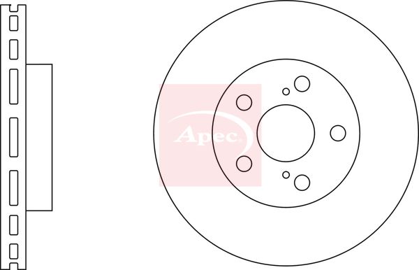 APEC Brake Disc DSK2837