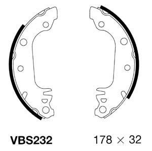 MOTAQUIP fékpofakészlet VBS232