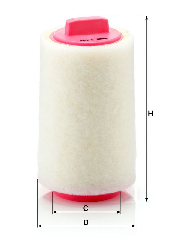 Õhufilter, MANN-FILTER C 1287