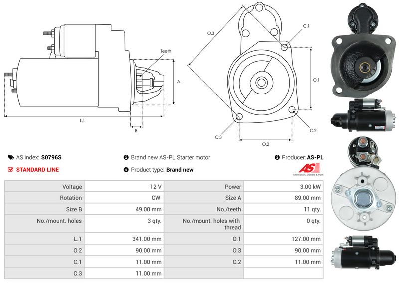 AS-PL S0796S Starter