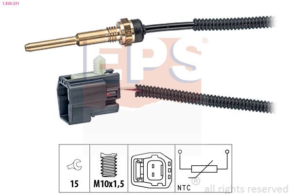 Sensor, temperatura del refrigerante