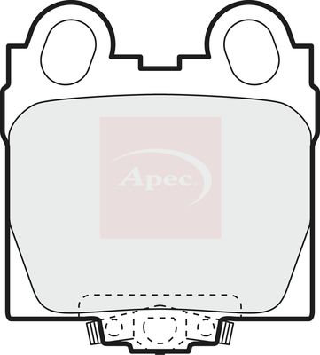 APEC Brake Pad Set, disc brake PAD1126