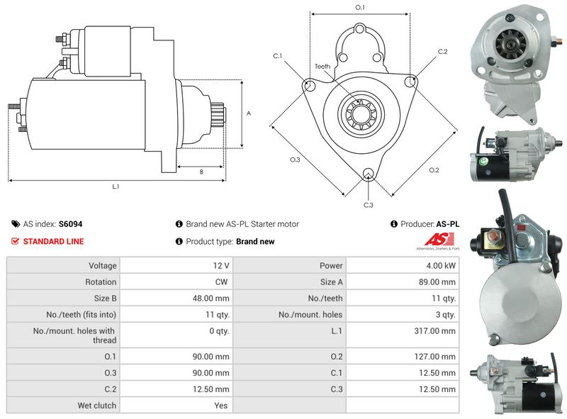 AS-PL S6094 Starter