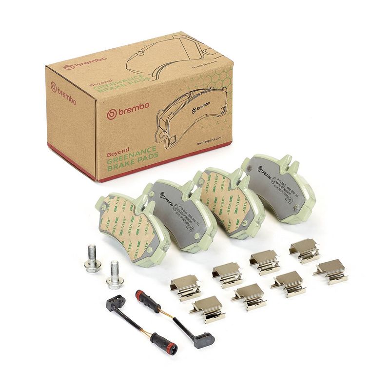 BREMBO P50084G - Stabdžių kaladėlių komplektas