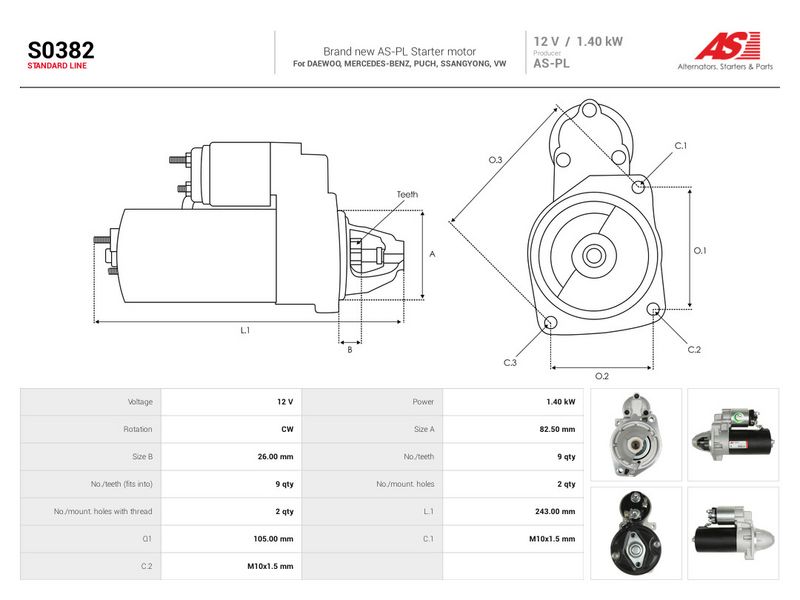 This part match OEM code: A005151060180