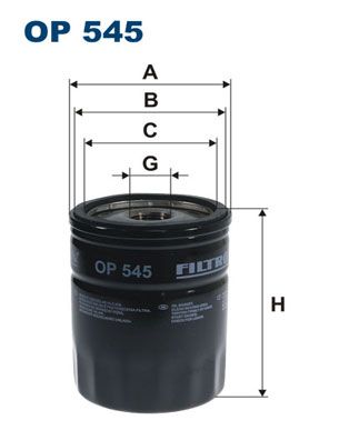 FILTRON olajszűrő OP 545