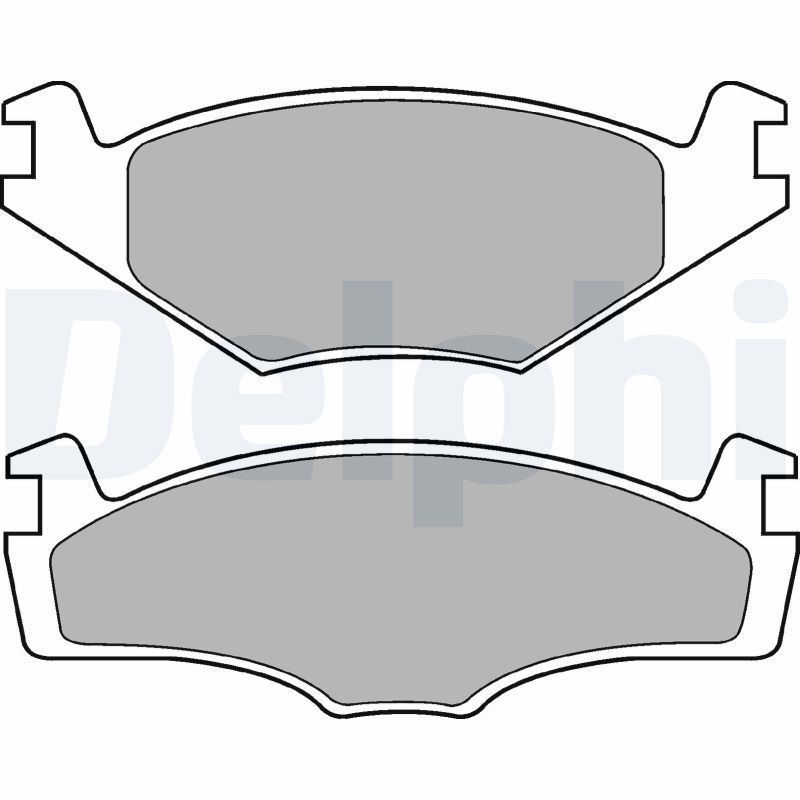 DELPHI Volkswagen тормозные колодки передний Golf I,II,III,Jetta-92, Passat-88