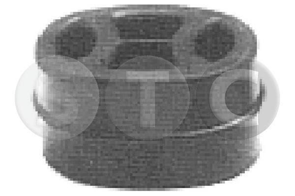 STC tartó, kipufogóberendezés T400058