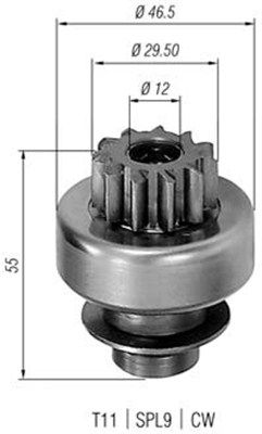 MAGNETI MARELLI бендикс FORD RENAULT [940113020306]