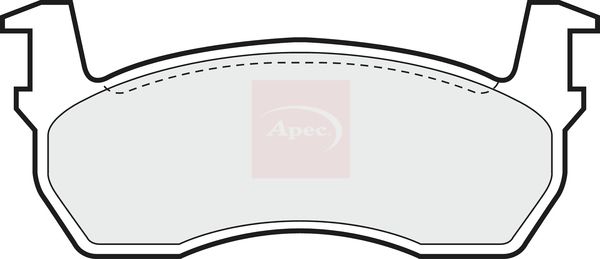 APEC Brake Pad Set, disc brake PAD425