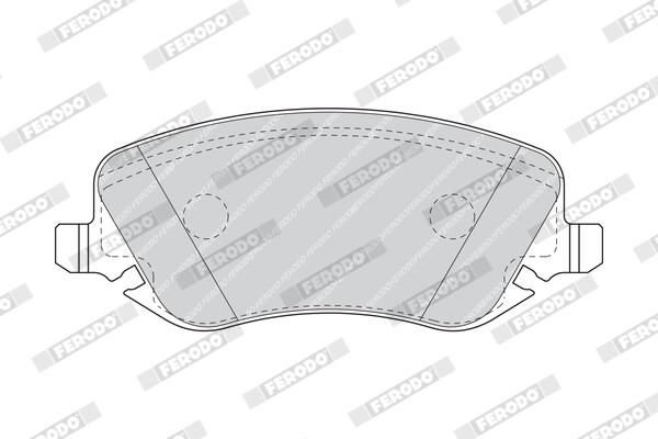 FERODO FDB1470 Brake Pad Set, disc brake