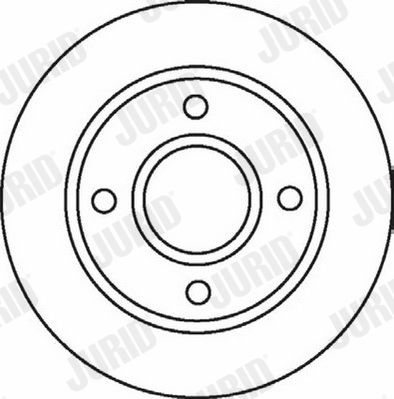 JURID 562078JC Brake Disc