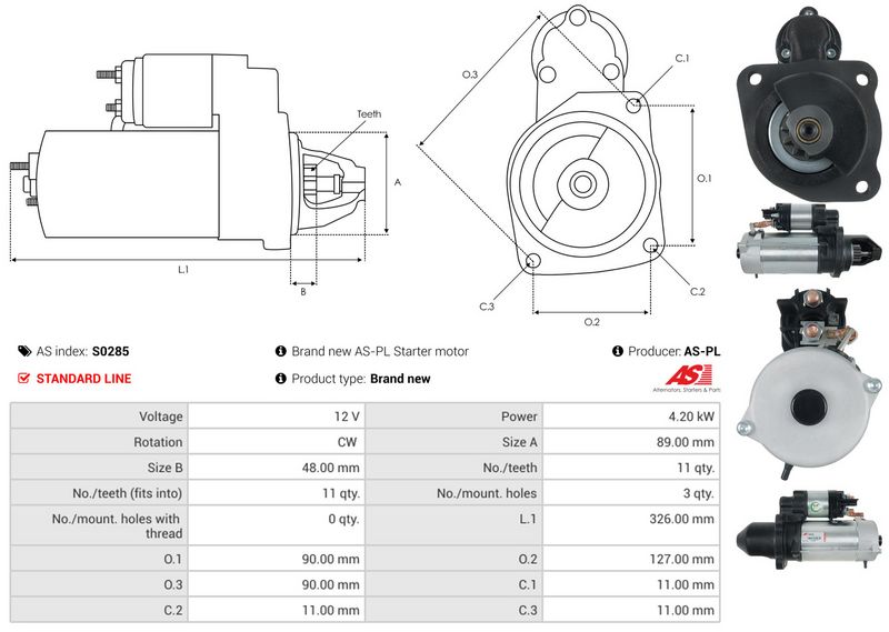 AS-PL S0285 Starter